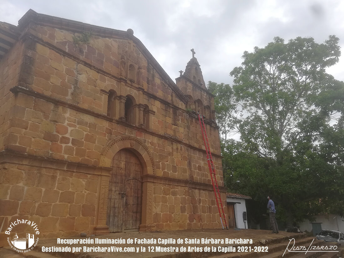 recuperacion-iluminacion-fachada-capilla-santa-barbara-barichara-dic-2021-1