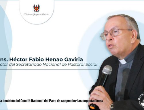 Monseñor Henao: «La Iglesia invita a crear un clima de reconciliación».