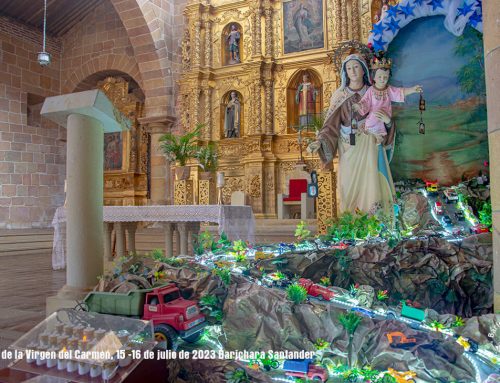 Celebración de la Fiesta de La Virgen Del Carmen Barichara