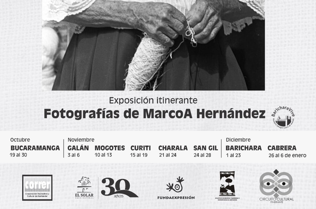 Exposición fotográfica “Tres Generaciones Enredadas En El Fique” en Barichara